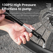WEST BIKING mini bike pump - hose extended