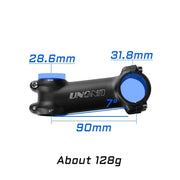 UNO Alloy MTB Stem — faceplate removed showing four-bolt mounting