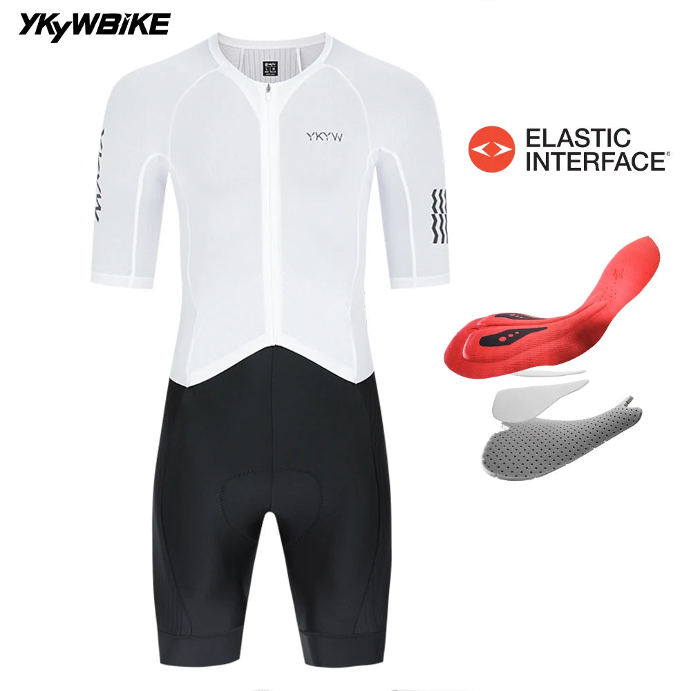 YKYWBIKE one-piece aero cycling skinsuit, main product photo