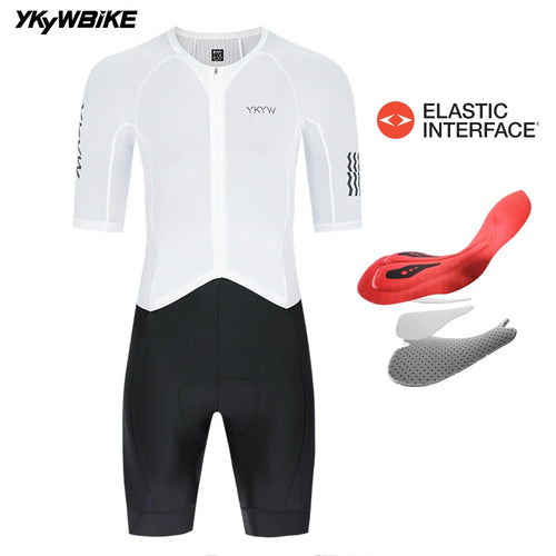YKYWBIKE one-piece aero cycling skinsuit, main product photo