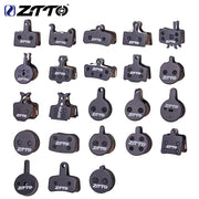 ZTTO Semi-Metallic Disc Brake Pads — semi-metallic cermet compound surface close-up