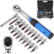 Bike torque wrench set in moulded case