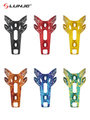 LUNJE Ultralight Aluminum Bottle Cage — CNC aluminium alloy cage under 32g