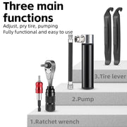 WEST BIKING portable repair toolkit - ratchet wrench detail