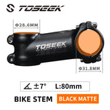 TOSEEK Ultralight Alloy Stem — Adjustable Angle 31.8mm
