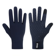 YKYWBIKE winter cycling gloves - reflective logo detail