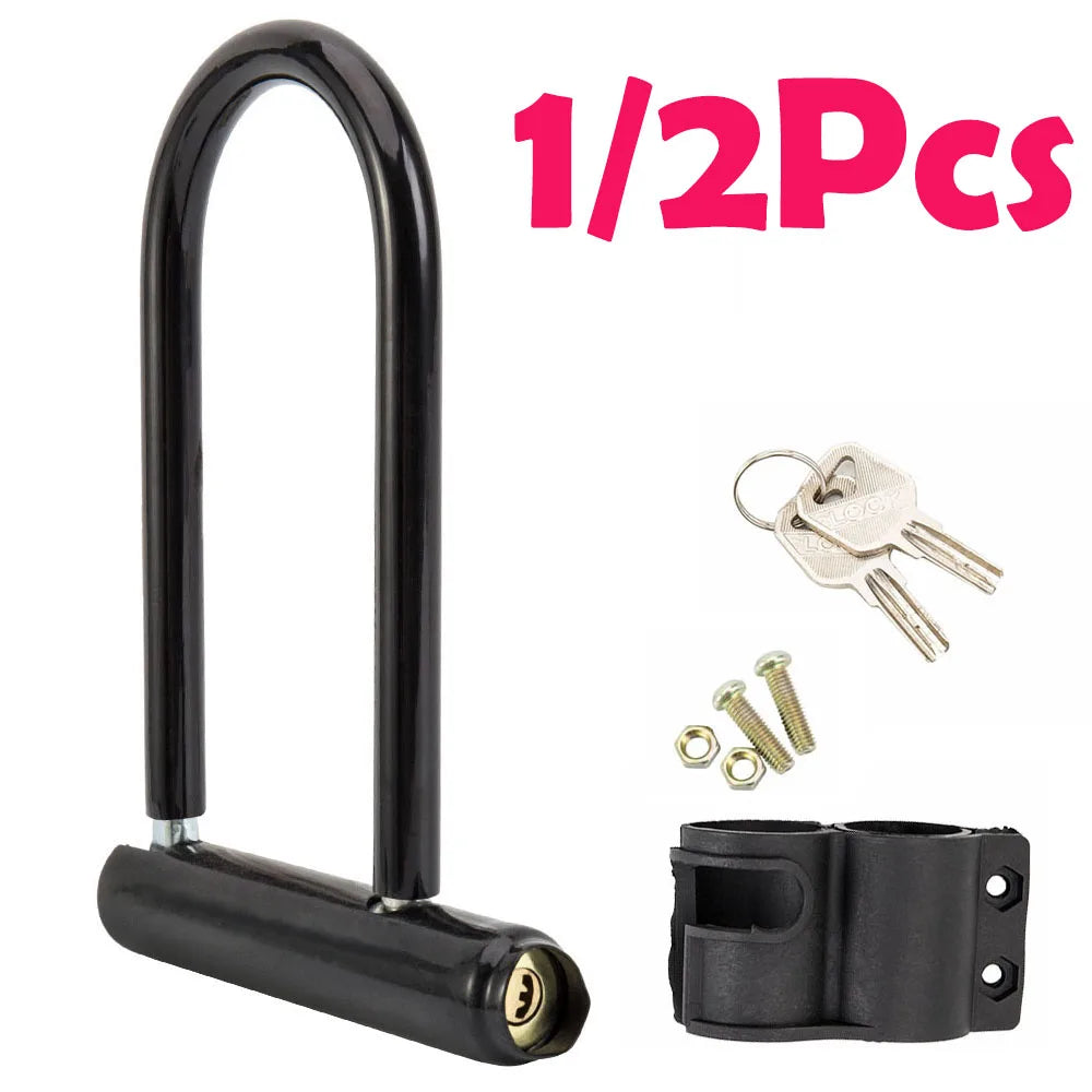 Mini U-lock with key - product photo