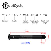 Tropicycle Front Fork Thru Axle M12 - product photo 15