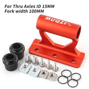 MUQZI fork mount bike rack - sealing rings detail