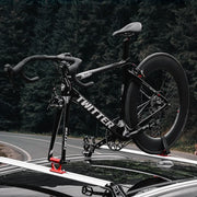 MUQZI fork mount bike rack - installed on car roof