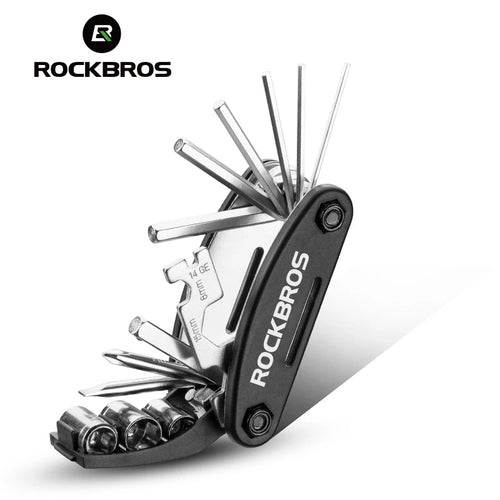 ROCKBROS 16-in-1 Multi-Tool Kit — compact Cr-Mo steel multi-tool