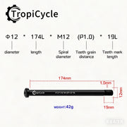 Tropicycle Front Fork Thru Axle M12 - product photo 30