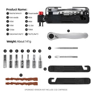 WEST BIKING 15-in-1 wrench kit - bits laid out
