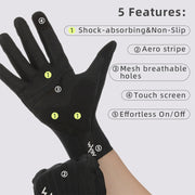 YKYWBIKE cycling gloves - black colourway