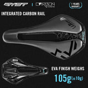 RYET 3D printed carbon saddle, top view