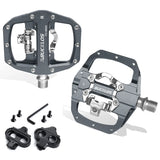 BUCKLOS Dual-Function MTB Pedals — Flat & SPD Clipless