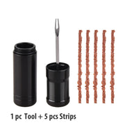 Tubeless tire repair kit usage steps