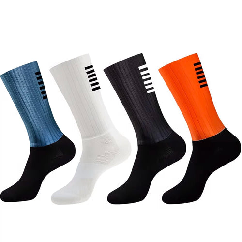 Silicone aero cycling socks - product photo