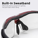 ROCKBROS Polarized Cycling Sunglasses — 5-Lens Set