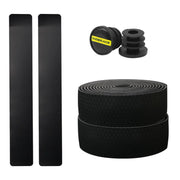 Bar tape rolls with bar end plugs included
