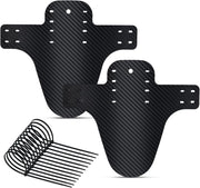 Carbon-Pattern Rear Fender — ultralight rear fender with carbon-fibre pattern finish