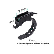 Extended mount with an action camera attached
