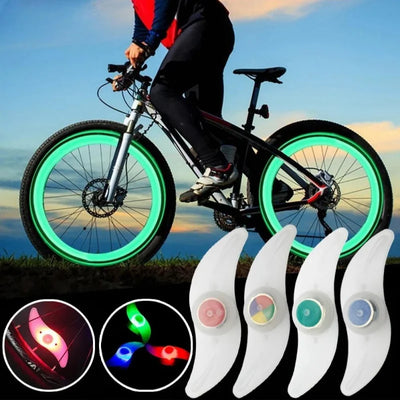 Waterproof LED Spoke Lights — 3-Mode Wheel Safety Lights