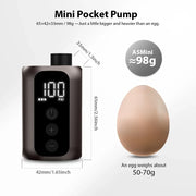 A5mini Portable Pump — compact lightweight body next to bike frame