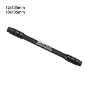 ZTTO Boost Thru Axle Adapter — All-Size — adapter threaded onto a rear hub axle