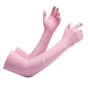 Sun protection gloves in grey