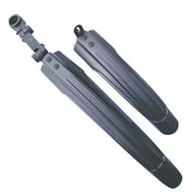 PVC Front & Rear Mudguard Set — flexible PVC mudguard set fitting 20–26 inch wheels