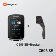 Magene C506SE bike computer, data page layout