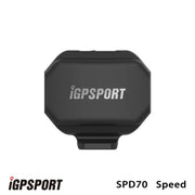 iGPSPORT SPD70 speed sensor fitted to a wheel hub