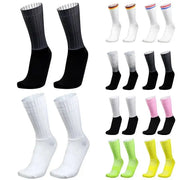 Whiteline anti-slip cycling socks - worn on foot