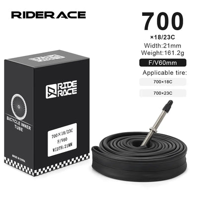 RIDERACE Butyl Inner Tube — 700C