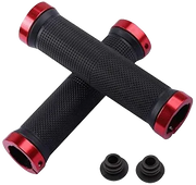 Double-Lock Aluminium Handlebar Grips — fits 20-22.2mm handlebar diameter