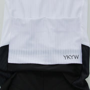 YKYWBIKE skinsuit, fabric zoning detail