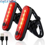 Compact USB Rechargeable Tail Light