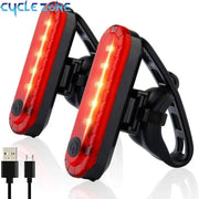 Compact USB Rechargeable Tail Light — tool-free seatpost mount clip
