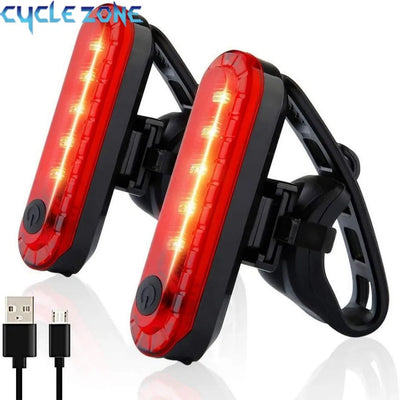 Compact USB Rechargeable Tail Light
