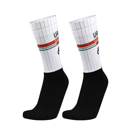 Seamless pro team cycling socks - product photo