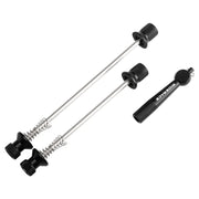 RIDERACE Anti-Theft Quick Release Skewers — locking steel and aluminum alloy skewers