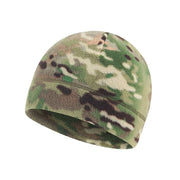 Cycling beanie in fluorescent green