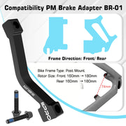 IIIPRO disc brake rotor adapter packaging
