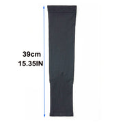 Cycling arm sleeves worn on a bike ride