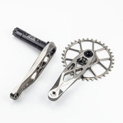 EVOSID Ultralight DUB Crankset — chainring close-up