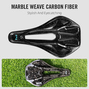 RYET 3D printed carbon saddle mounted on bike