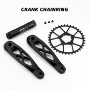 EVOSID Ultralight DUB Crankset — installed on an enduro bike