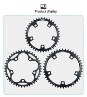 WUZEI crankset tooth count size chart