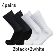 Aero silicone cycling socks - flat lay of pair